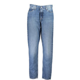 Calvin Klein Blue Cotton Mom Jeans - Un style tendance et durable