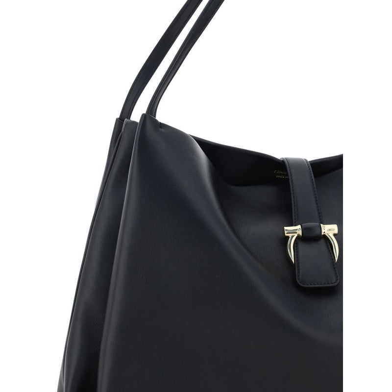 Ferragamo Handbag - Elegant Leather Design with Iconic Logo