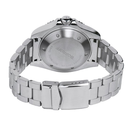 Bobroff Grijs Roestvrijstalen Horloge