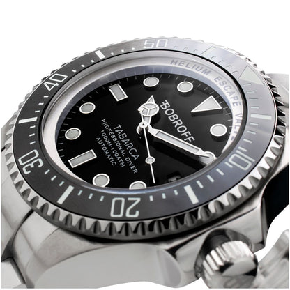 Bobroff Grijs Roestvrijstalen Horloge