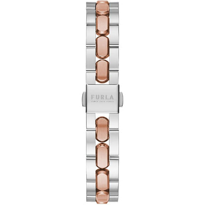 Furla Grijs Roestvrijstalen Horloge