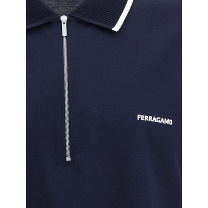 Polo Ferragamo à fermeture éclair