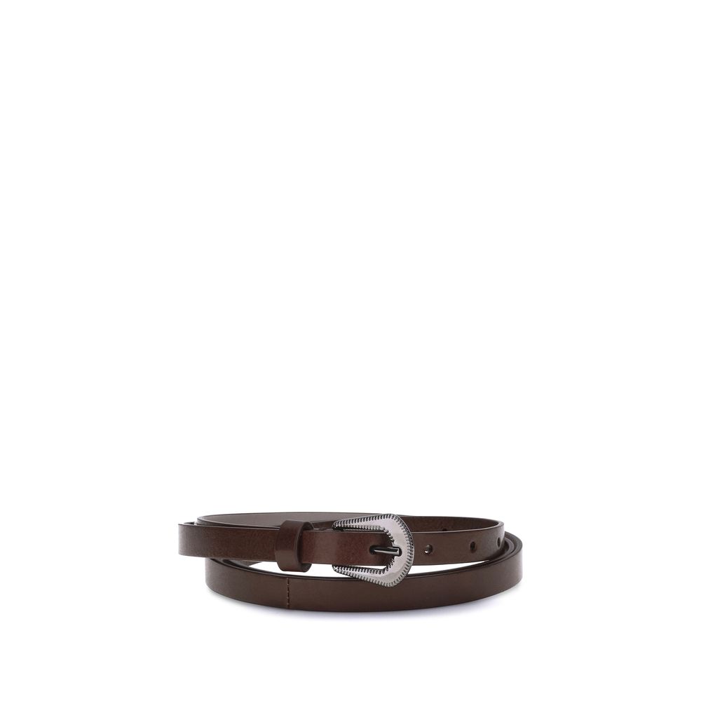 Brunello Cucinelli leren riem