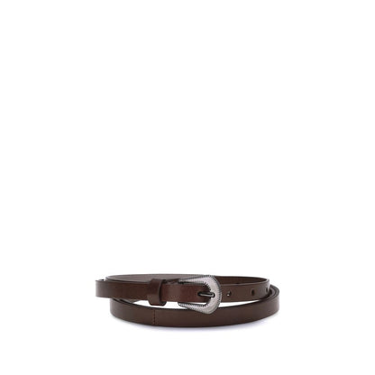 Brunello Cucinelli leren riem