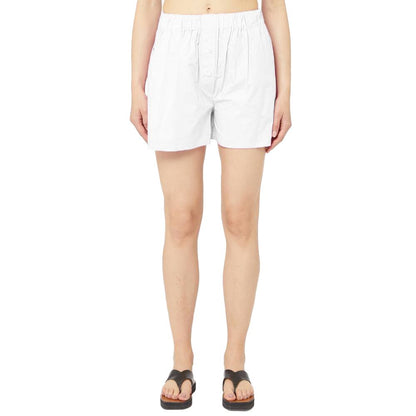 Hinnominate White Cotton Short