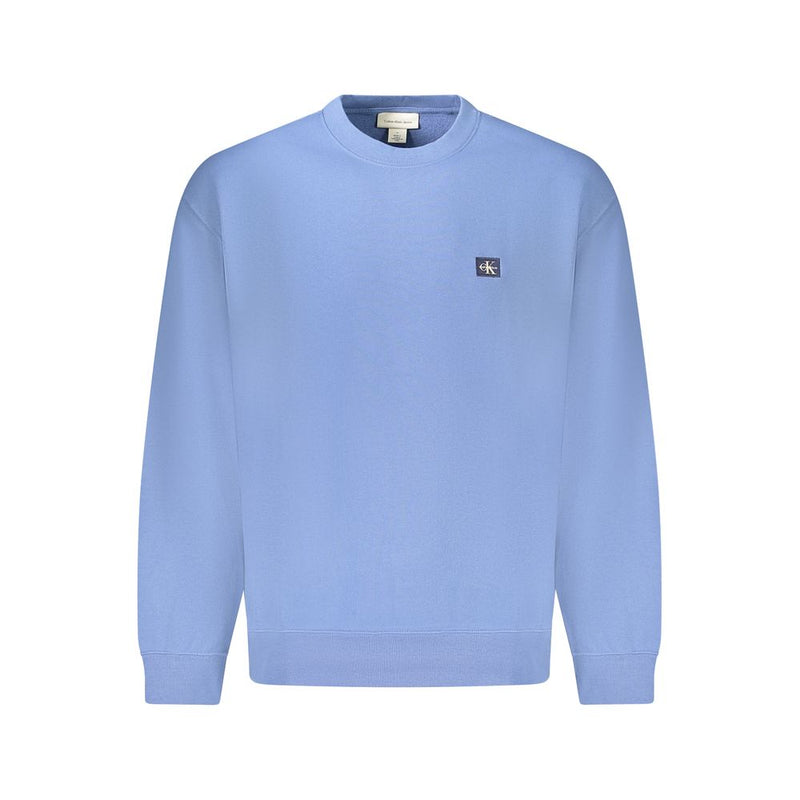 Pull en coton bleu Calvin Klein pour homme