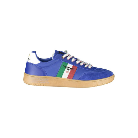 Sneaker en cuir bleu pour homme Esercito 1659