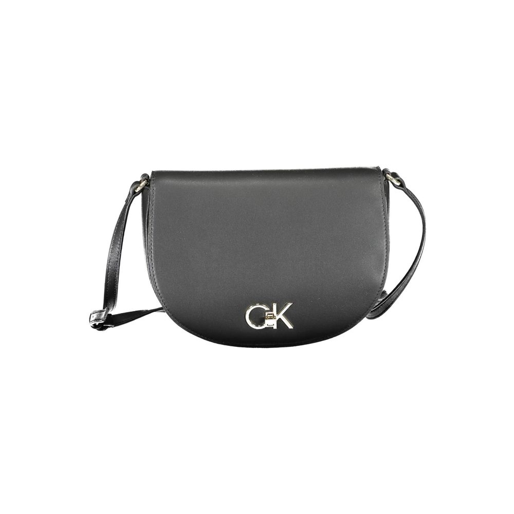 Calvin Klein Black Polyester Handbag - Stylish & Functional