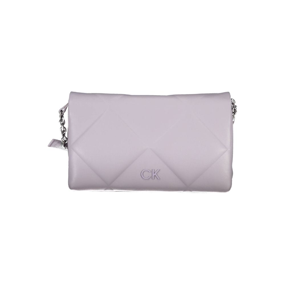 Calvin Klein Purple Polyester Handbag - Eco-Friendly Chic