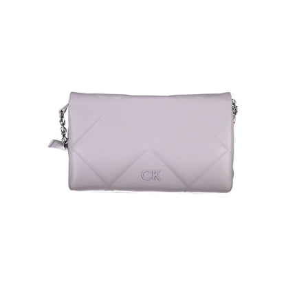 Sac à main en polyester violet Calvin Klein
