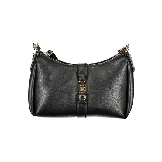Tommy Hilfiger Zwarte Polyester Handtas