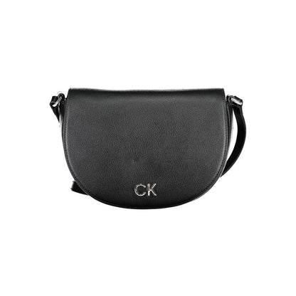 Sac à main en polyéthylène noir Calvin Klein