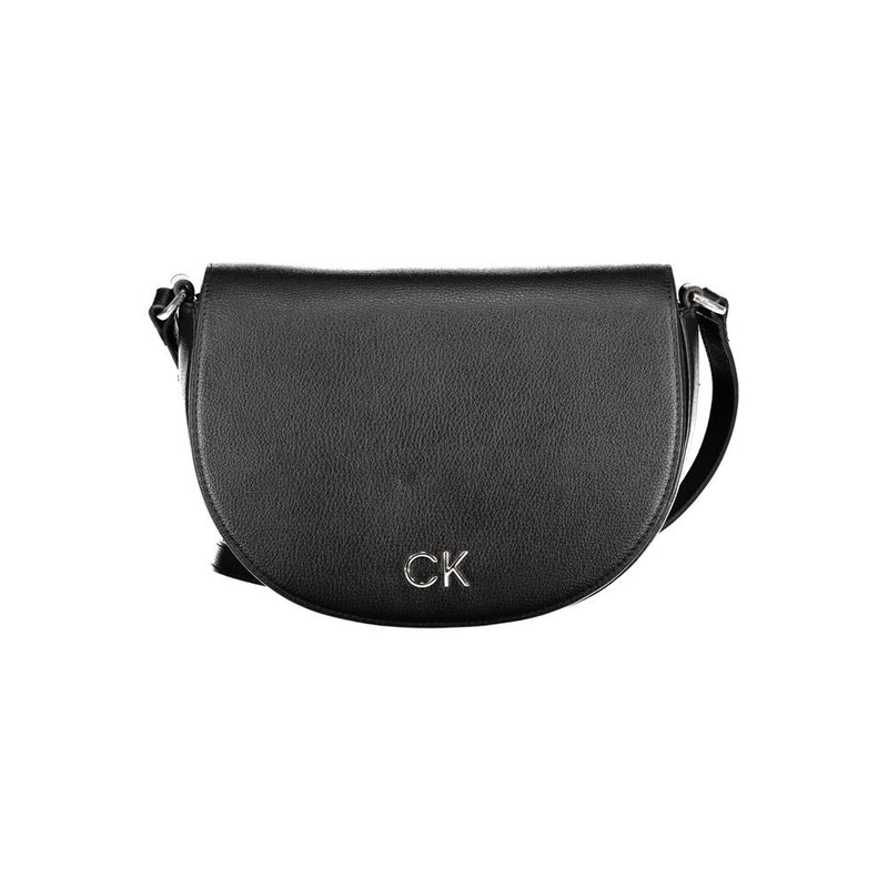 Calvin Klein Black Polyethylene Handbag - Stylish & Functional