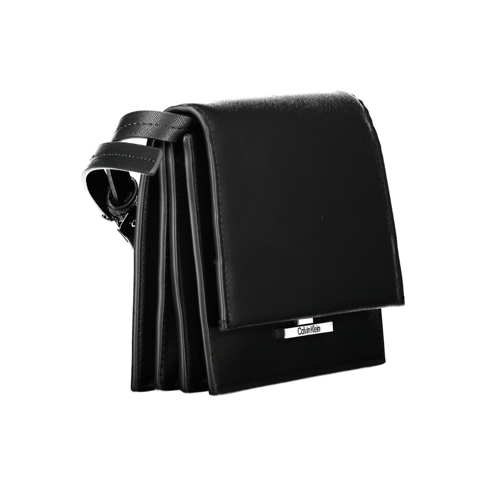 Calvin Klein Black Polyethylene Handbag - Élégante et Polyvalente