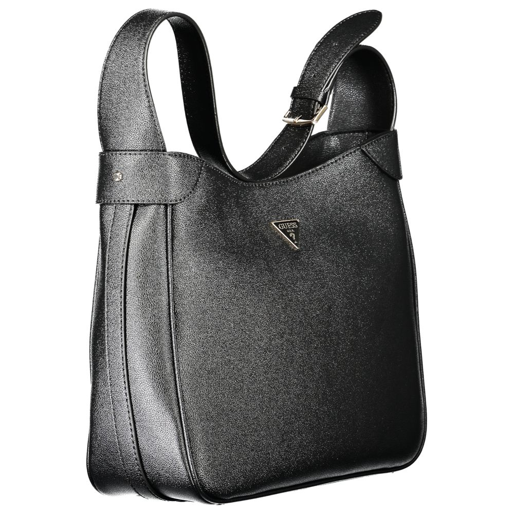 Guess Jeans Sac à main en polyéthylène noir - Style Fedora