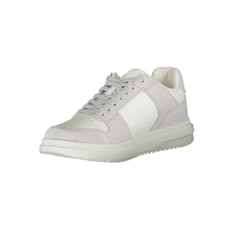 Tommy Hilfiger White Polyester Sneaker - All-Day Comfort and Style