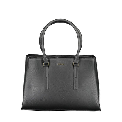 Sac à main en polyester noir Calvin Klein