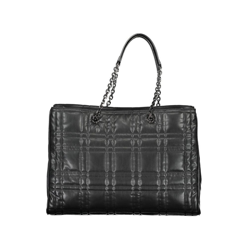 Calvin Klein Black Polyester Handbag - Stylish & Sustainable
