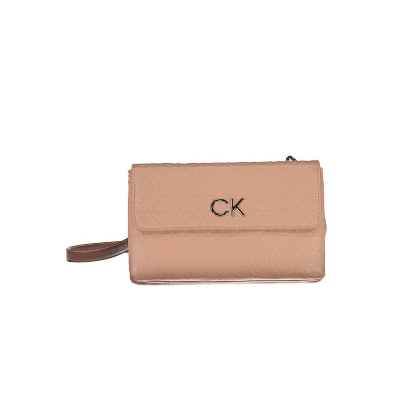 Calvin Klein Pink Polyester Handbag - Chic and Versatile Accessory