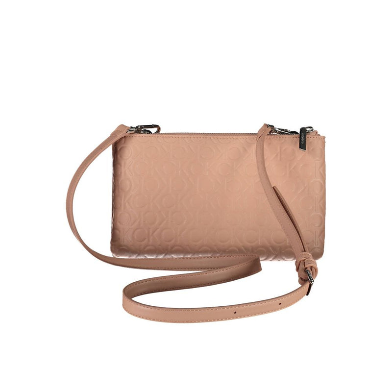 Calvin Klein Pink Polyester Handbag - Chic and Versatile Accessory