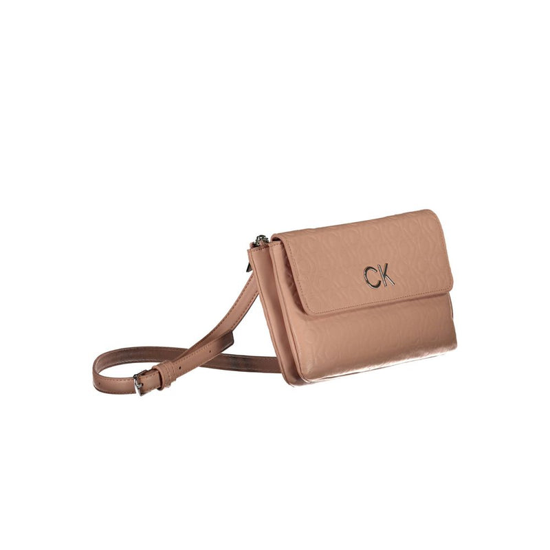 Calvin Klein Pink Polyester Handbag - Chic and Versatile Accessory