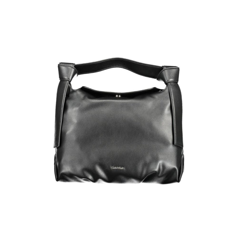 Calvin Klein Black Polyester Handbag - Écologique et Élégant