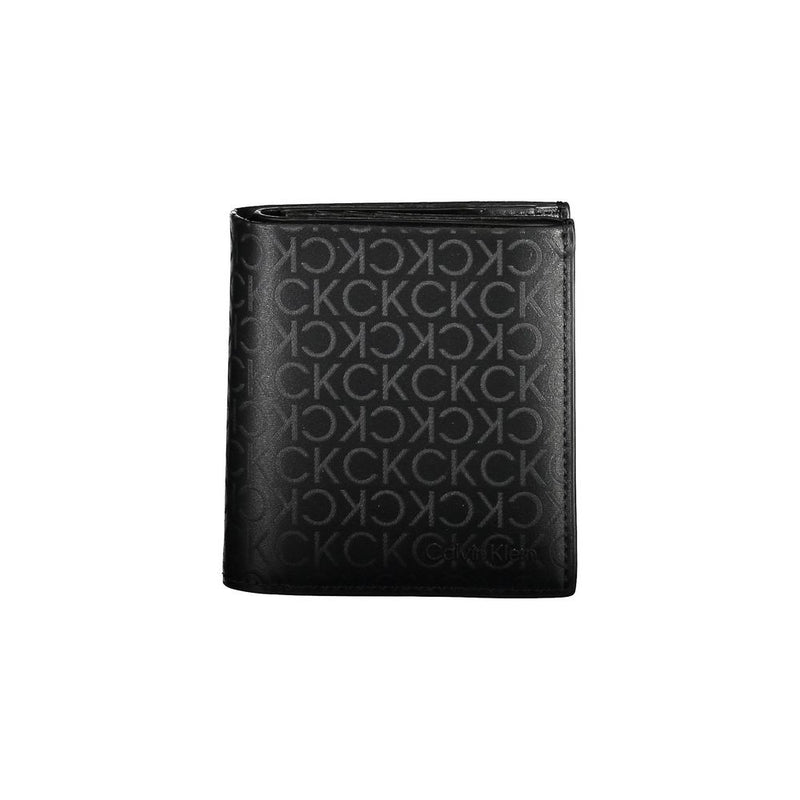 Portefeuille Calvin Klein en polyester noir