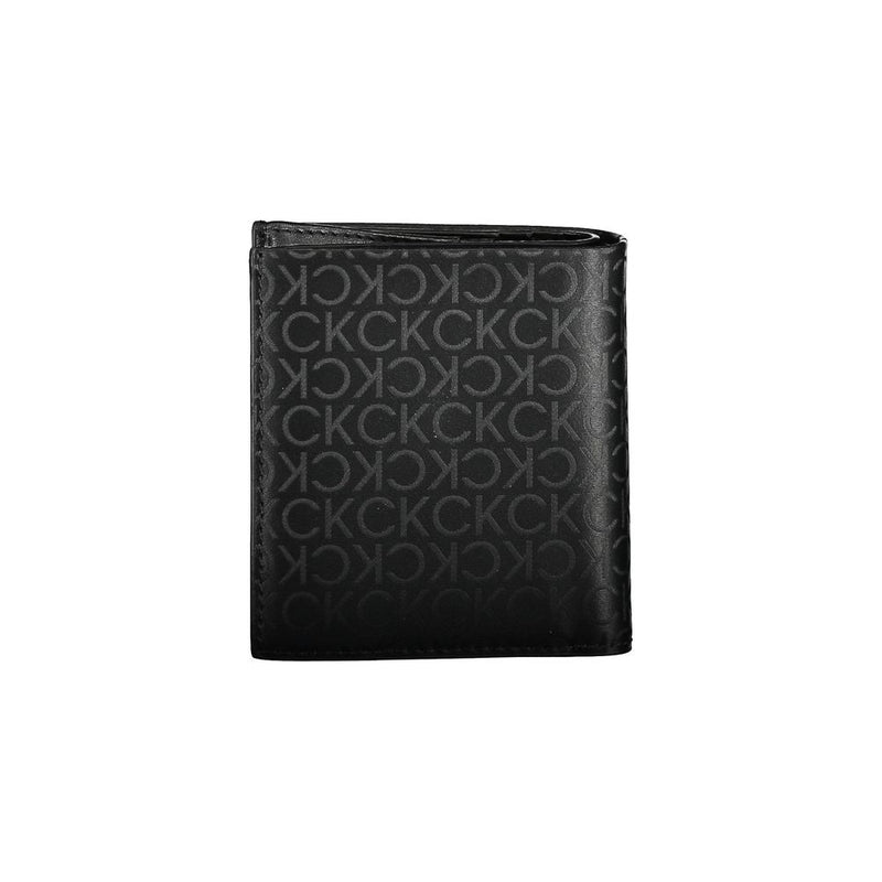 Portefeuille Calvin Klein en polyester noir