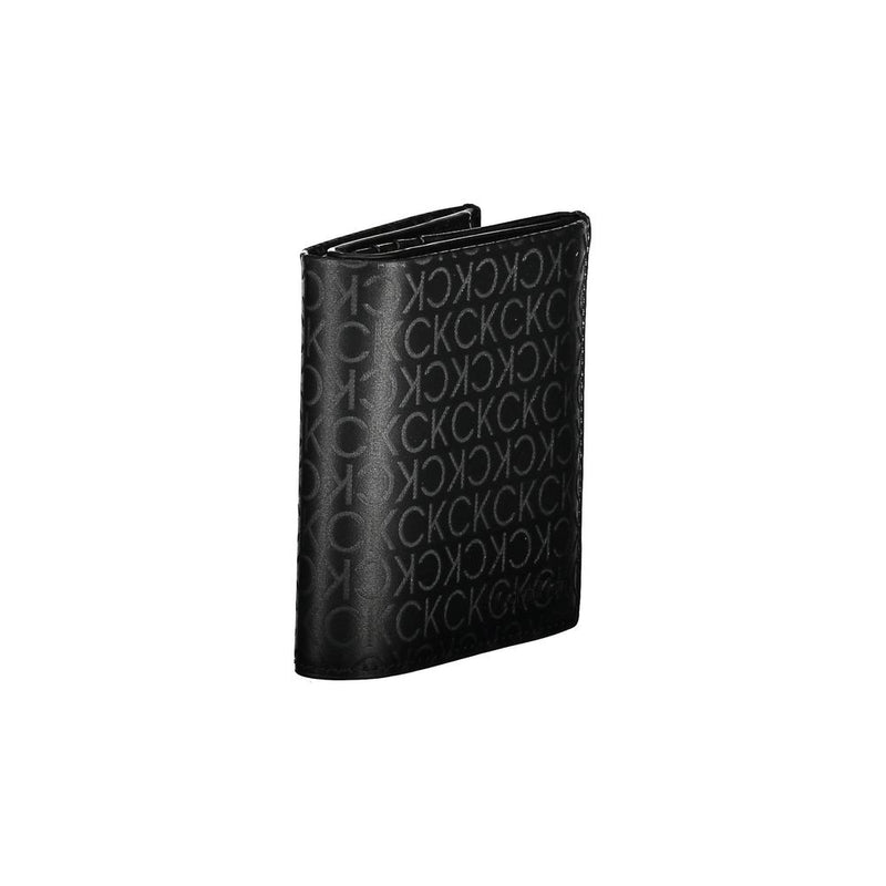Portefeuille Calvin Klein en polyester noir