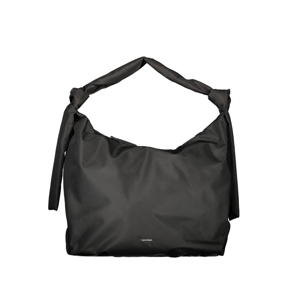 Calvin Klein Black Polyester Handbag - Stylish & Sustainable