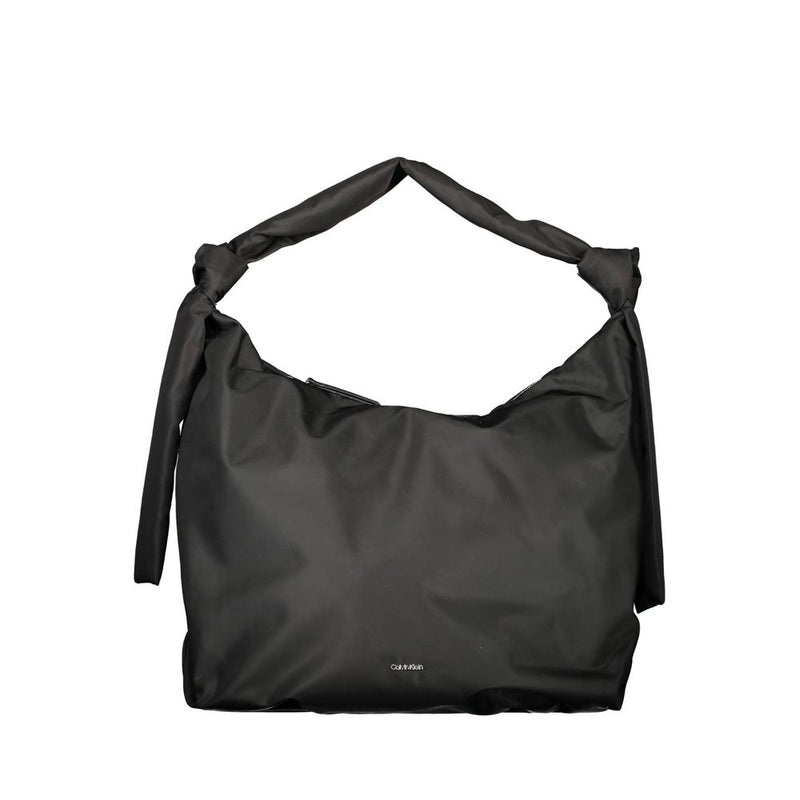 Calvin Klein Black Polyester Handbag - Écologique et Élégant