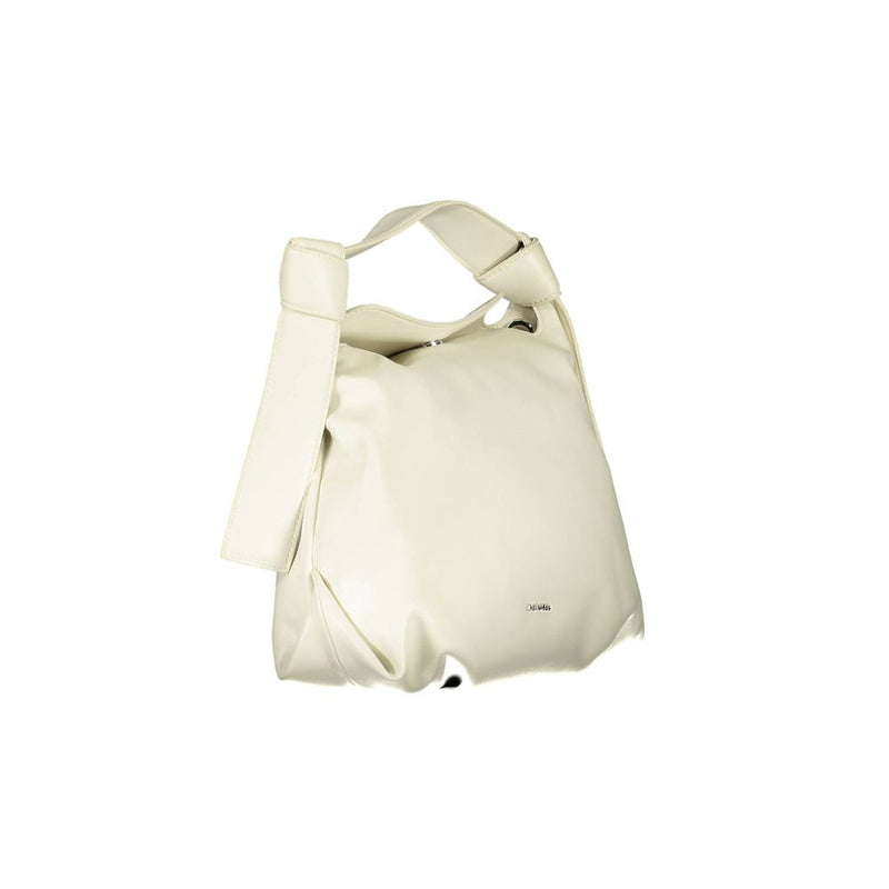 Calvin Klein Sac à main en polyester beige - Écologique et élégant