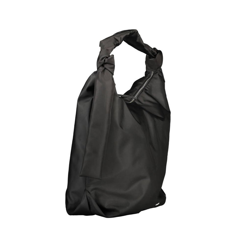 Calvin Klein Black Polyester Handbag - Écologique et Élégant