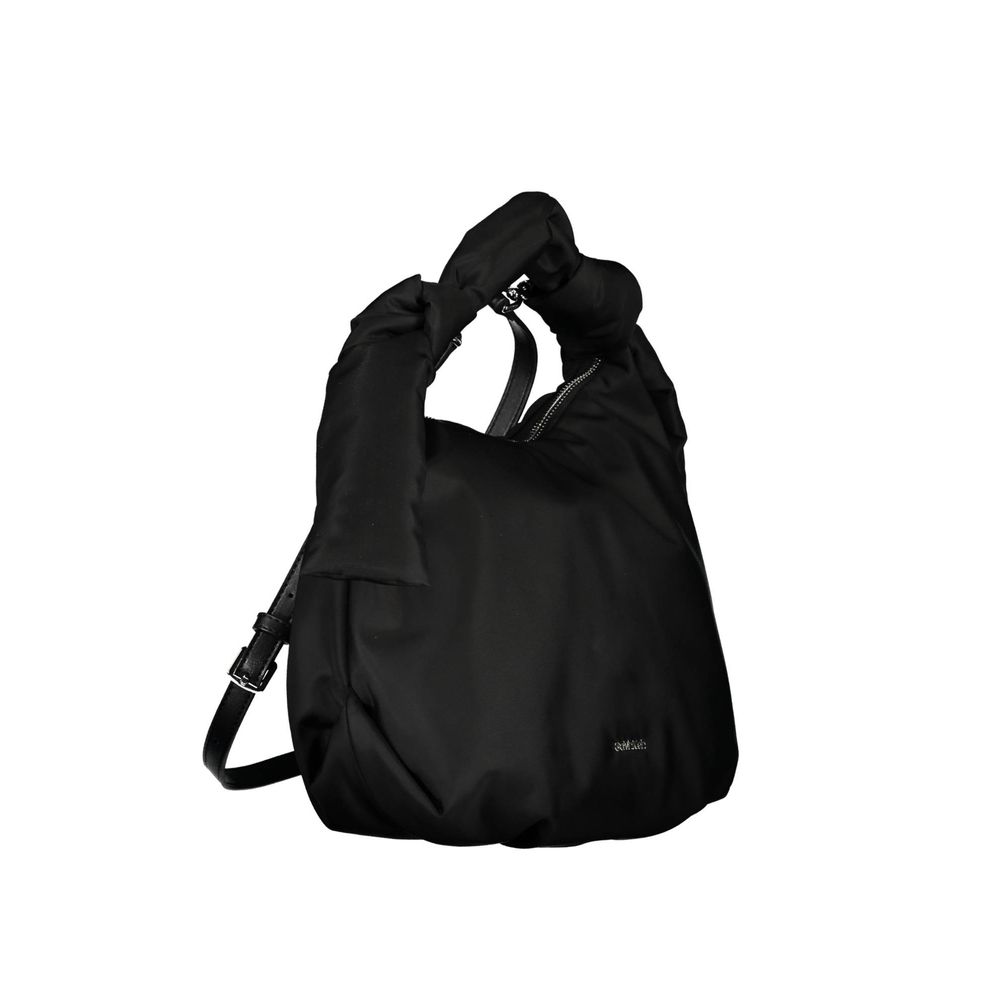 Calvin Klein Black Polyester Handbag - Stylish & Functional