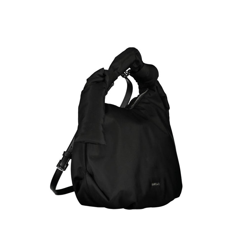 Calvin Klein Black Polyester Handbag - Élégante et Fonctionnelle