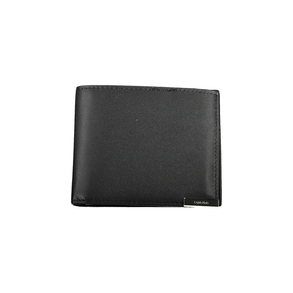 Portefeuille en polyéthylène noir Calvin Klein