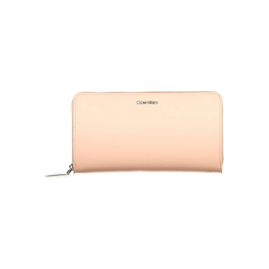 Portefeuille en polyéthylène rose Calvin Klein