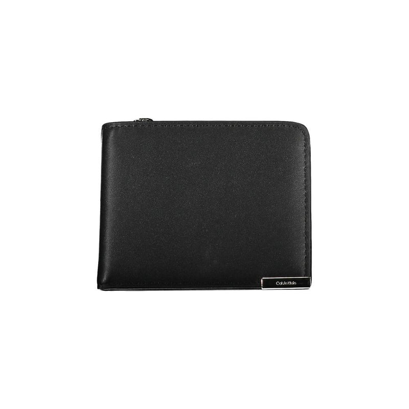 Portefeuille en polyéthylène noir Calvin Klein