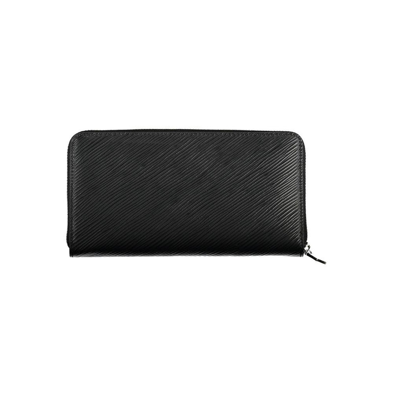 Calvin Klein Black Polyurethane Women's Wallet - Stylish & Secure