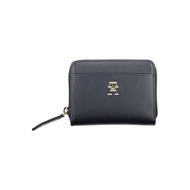 Tommy Hilfiger Blue Polyester Wallet - Stylish & Functional Accessory