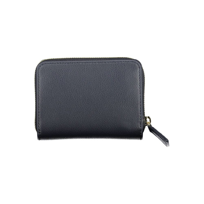 Tommy Hilfiger Blue Polyester Wallet - Stylish & Functional Accessory