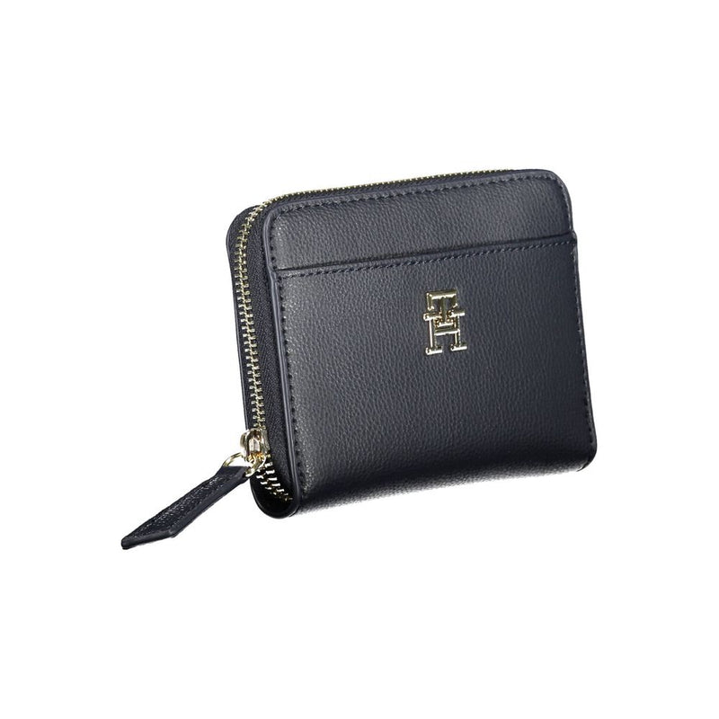 Tommy Hilfiger Blue Polyester Wallet - Stylish & Functional Accessory