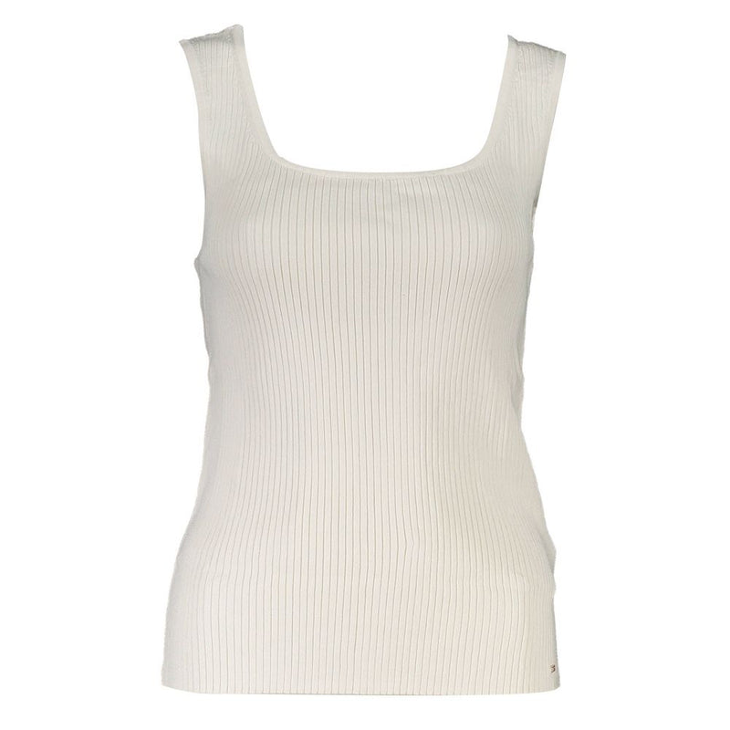Tommy Hilfiger White Modal Women Top - Stylish and Comfortable