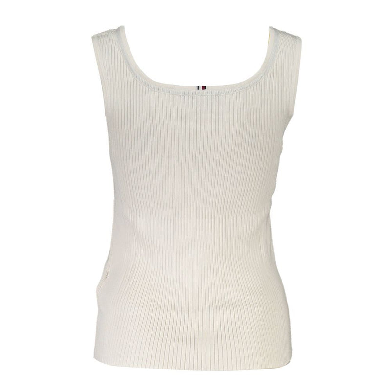 Tommy Hilfiger White Modal Women Top - Stylish and Comfortable