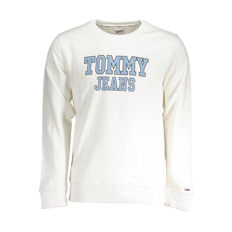 Tommy Hilfiger witte katoenen herensweater