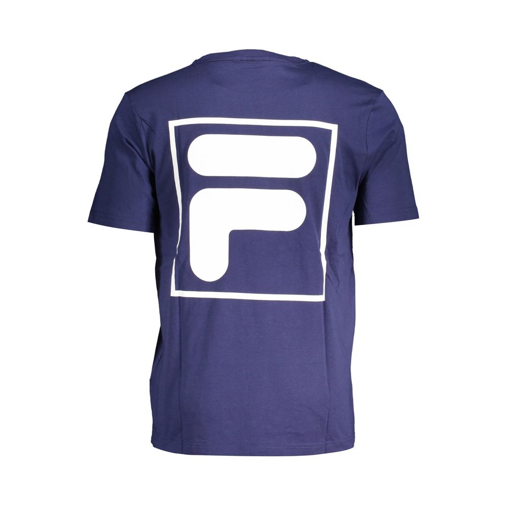 T-shirt en coton bleu Fila