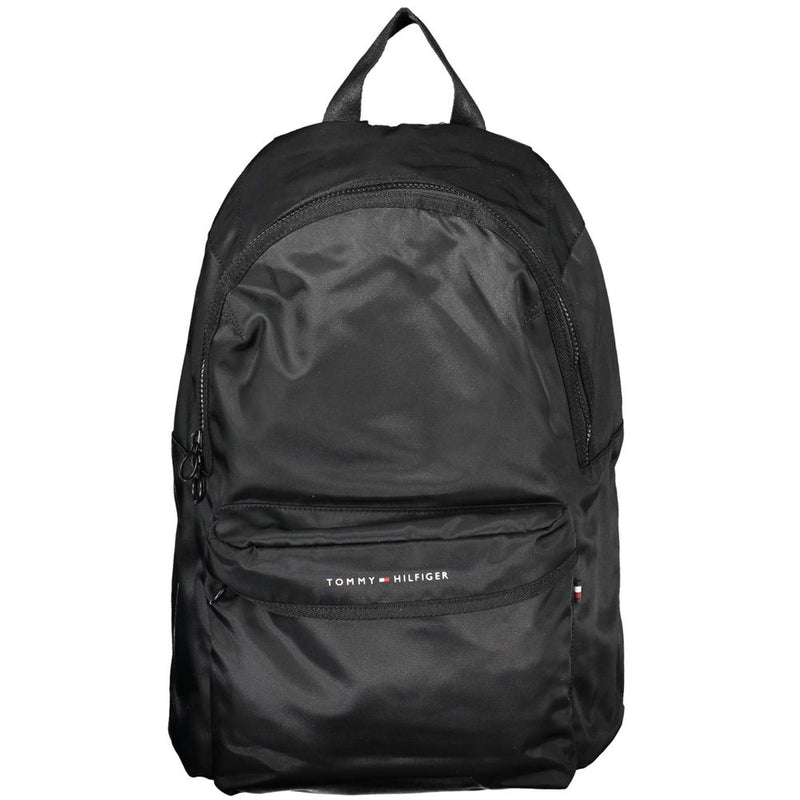 Sac à dos en polyester noir Tommy Hilfiger