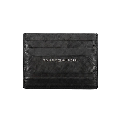 Tommy Hilfiger zwarte leren portemonnee