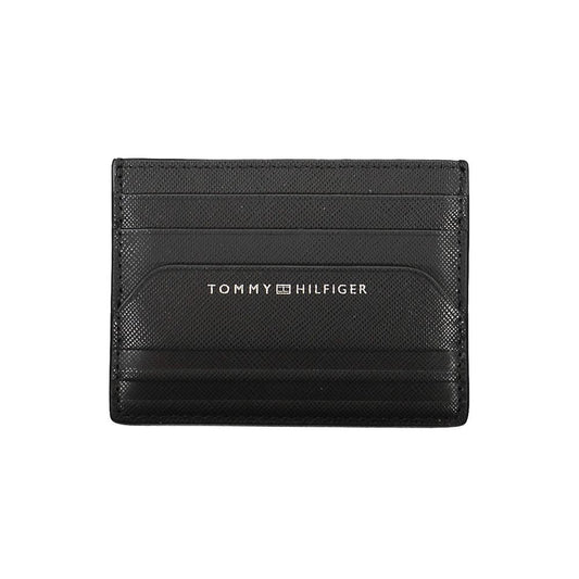 Tommy Hilfiger zwarte leren portemonnee