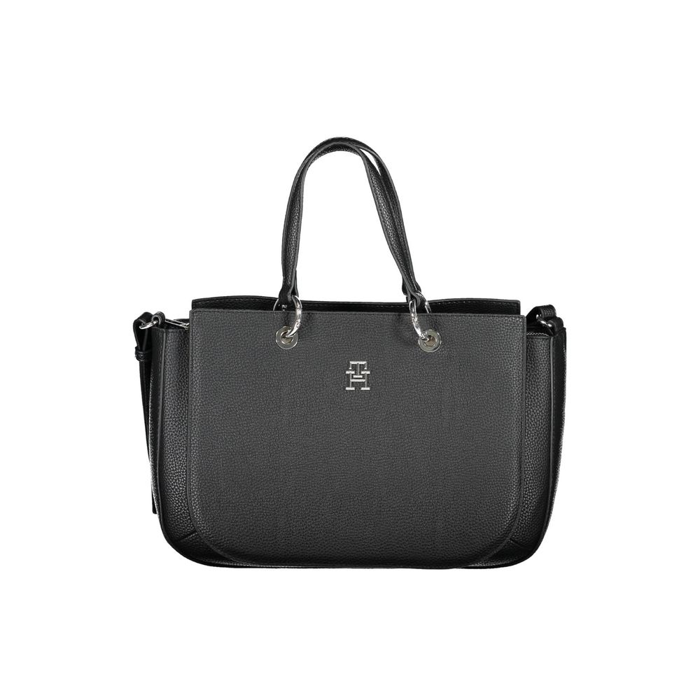 Tommy Hilfiger Zwarte Polyethyleen Handtas